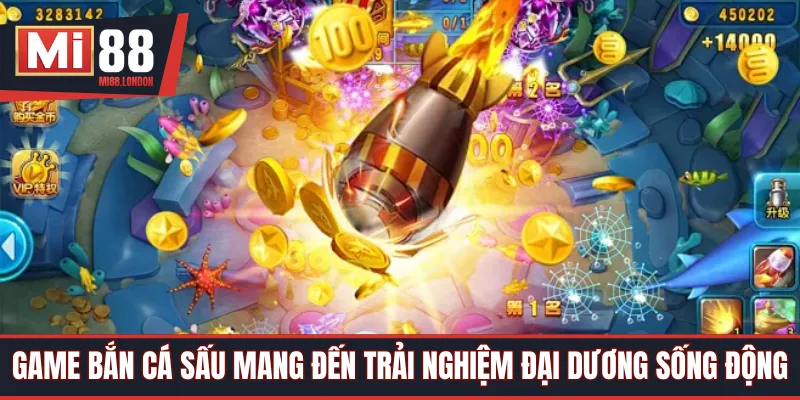 Game bắn cá sấu mang đến trải nghiệm đại dương sống động